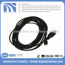 high speed Micro HDMI To HDMI Cable Male to Male for Ethernet HDTV 1080P 5M